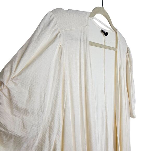 Torrid Cardigan Duster Cardigan Sweater Open Front Cardigan Women 4X Ivory - Picture 5 of 8